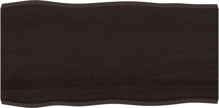 Immagine prodotto VidaXL Tischplatte 100x50x4 cm Massivholz Eiche Behandelt (100 x 50 x 4 cm)