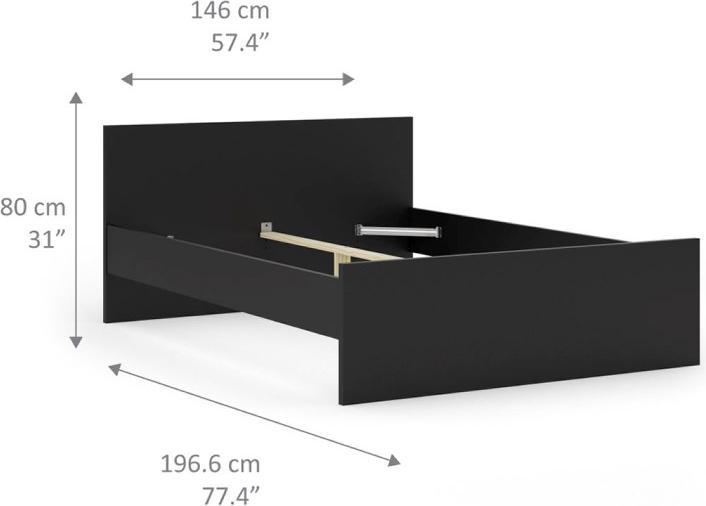 Produktbild Ebuy24 Bett Nada (140 x 200 cm)