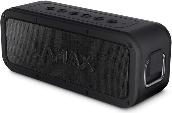 Produktbild Lamax LMXSM1B Tragbarer Lautsprecher Tragbarer Stereo-Lautsprecher (15 h, Batteriebetrieb)