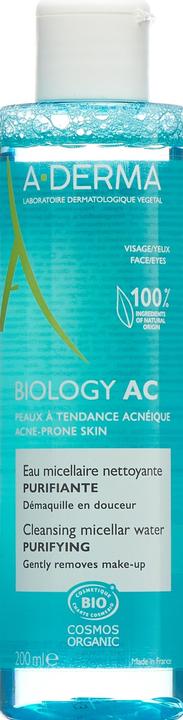 Actual product image A-Derma BIOLOGY AC Micellar Cleansing Lotion Lot (Micelle water, 200 ml)
