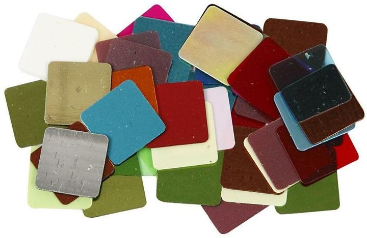 Produktbild Creativ Company Mosaikplatten 10 x 10 mm 250 g, Sortierte Farben