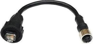 Produktbild Moxa M12 D-kodiert IP67 auf RJ45 10m Kabel (0.10 m)