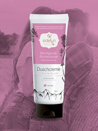 Produktbild Sidefyn Cosmetics Duschcreme - BERUHIGENDE BLUMENWIESE (200 ml)