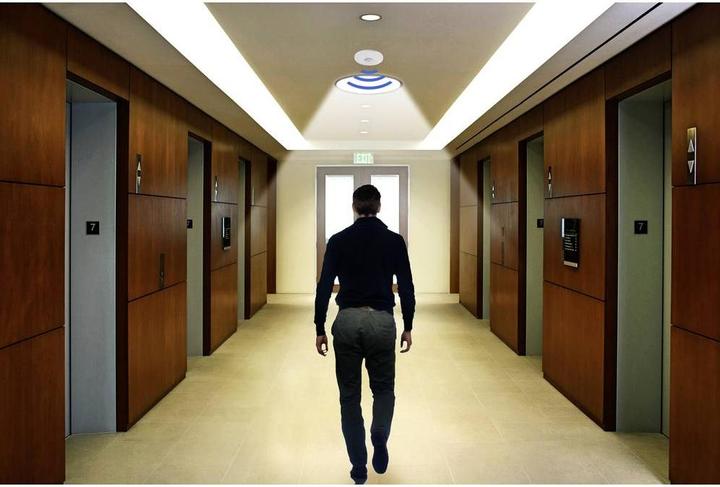 Actual product image Sygonix SY-5251904 Ceiling, Recessed Ceiling Motion Detector 360 ° Relay White (8 m)