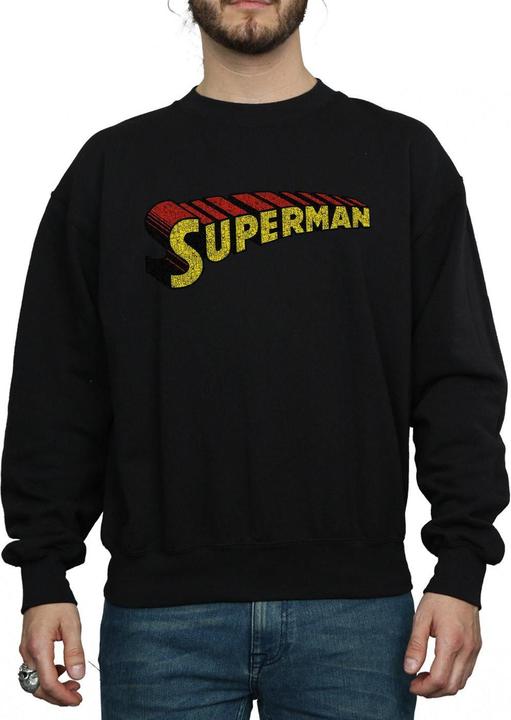 Image du produit - Sweat SUPERMAN TELESCOPIC CRACKLE LOGO - Homme (L)