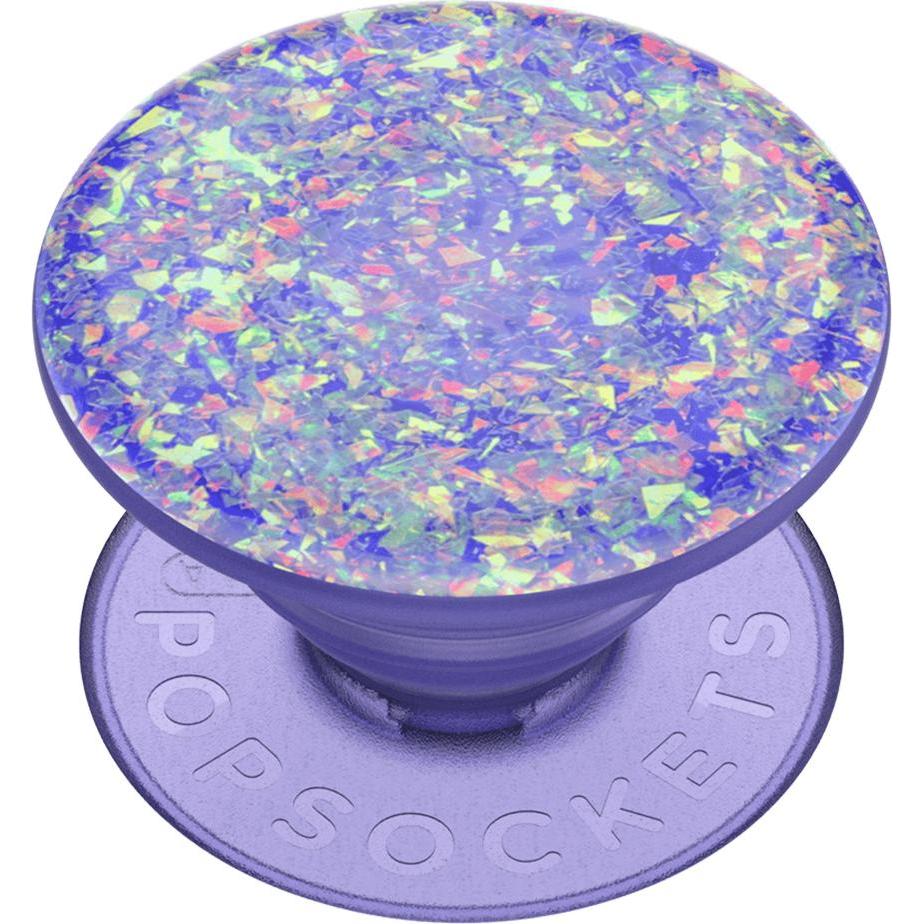 PopSockets Iridescent Confetti Ice Purple (2. Gen, austauschbar), Smartphone Halterung, Violett