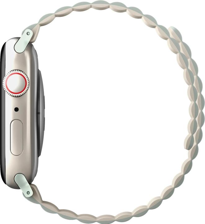 Produktbild Uniq pasek Revix Apple Watch Series 1/2/3/4/5/6/7/8/SE/SE2 38/40/41mm. Reversible Magnetic zielony-b (41 mm, 38 mm, 40 mm, Silikon, Edelstahl)