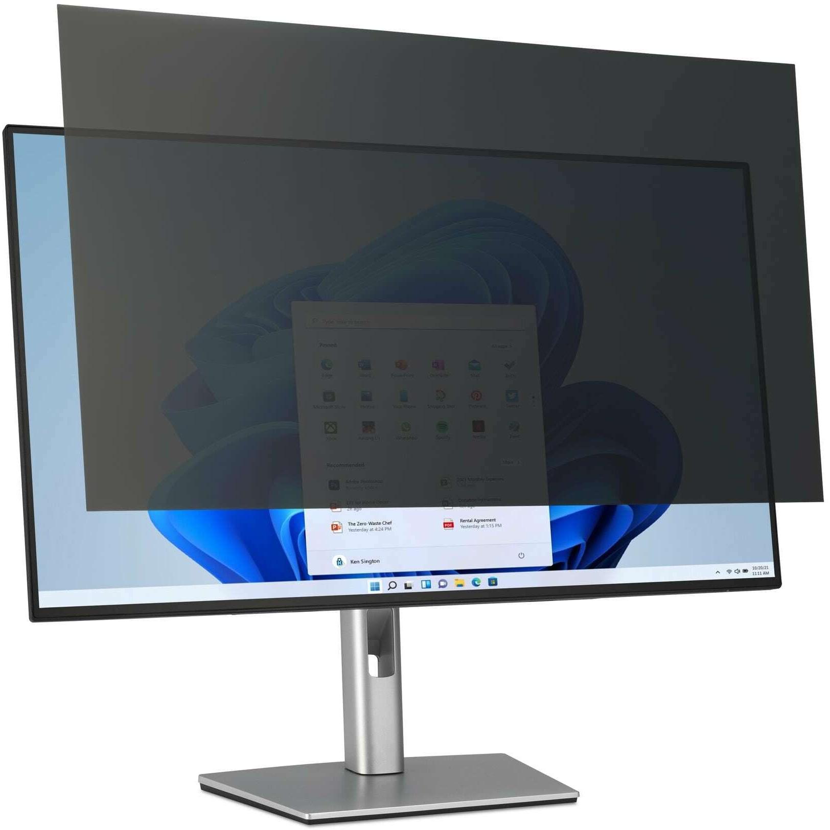 Kensington Edge To Edge Privacy Filter, for 27inch Monitors (27", 16:9), Pellicola protettiva per monitor