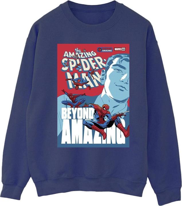 Actual product image Mens Spider-Man Beyond Amazing Cover Sweatshirt (XL)