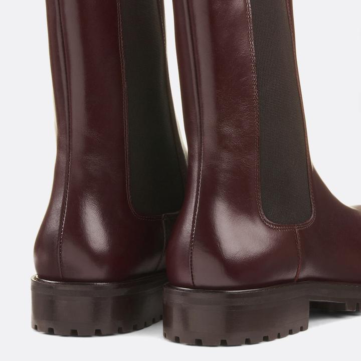 Produktbild La Redoute Collections Chelsea Boots mit gezackter Sohle aus Glattleder (38)