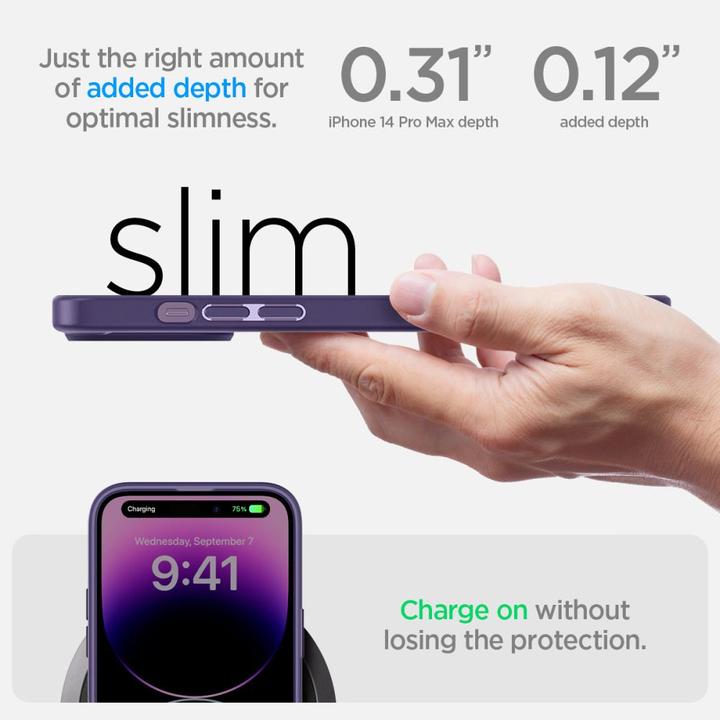 Produktbild Spigen Ultra Hybrid Iphone 14 Pro Max Deep Purple (Apple iPhone 14 Pro Max)