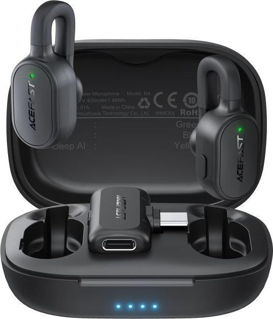 Produktbild Acefast R4 Wireless Lavalier Mikrofon Set USB-C mit 2 Mikrofonen