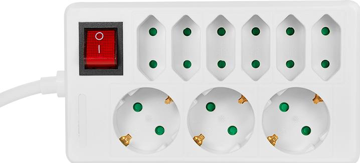 Actual product image LogiLink Socket strip (9x, CEE 7/3, 1.50 m)