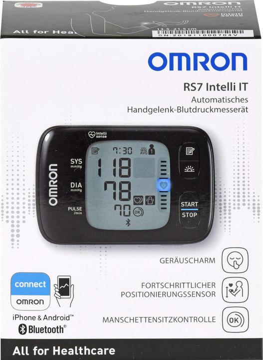 Produktbild Omron RS7 Intelli IT Handgel.Blutdr.HEM-6232T-D, 1 St (Blutdruckmessgerät Handgelenk)