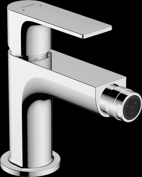 hansgrohe Rebris E Einhebel-Bidetmischer mit Metall Zugstangen-Ablaufgarnitur