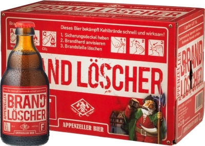 Produktbild Appenzeller Bier Brand Löscher 6 x 0.50 l (6 x 50 cl)