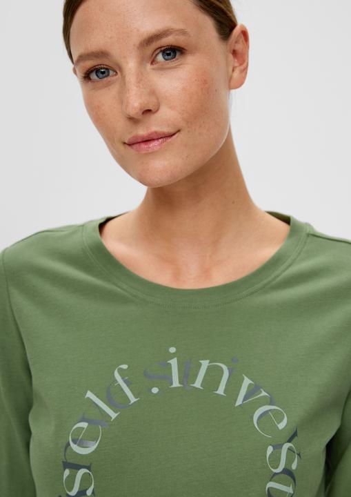 Produktbild s.Oliver T-Shirt Longsleeve mit Statement-Print (40)