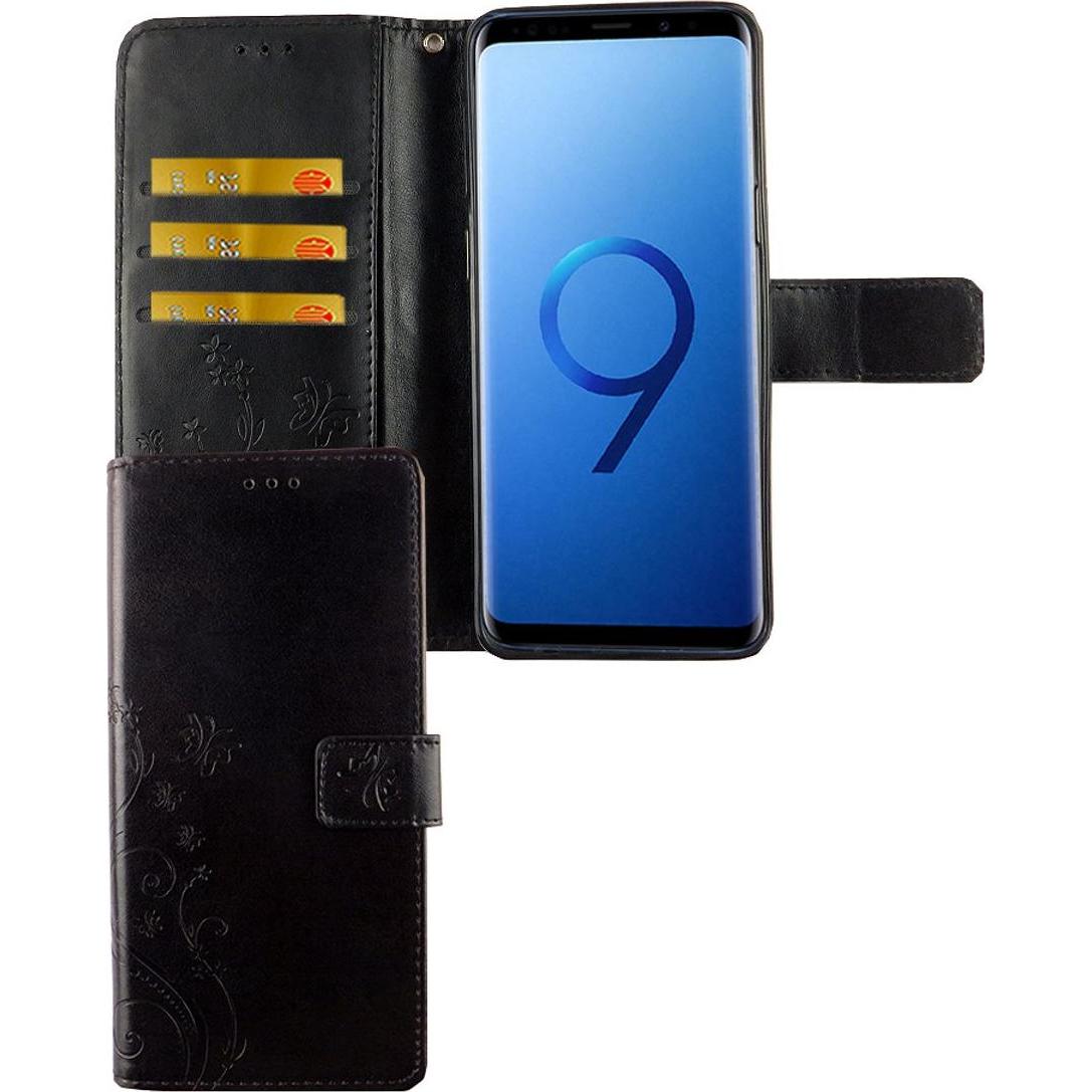 König Design Hülle Handy Schutz für Samsung Galaxy S9 Case Cover Tasche Wallet Etui Bumper (Samsung Galaxy S9+), Smartph...