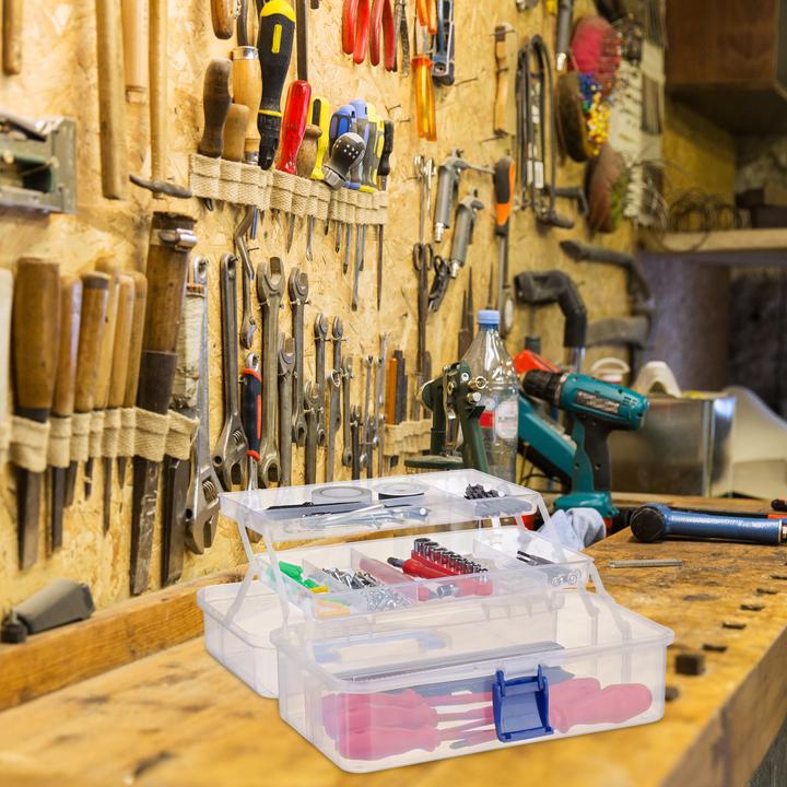 Actual product image Relaxdays Transparent Storage Box (33 x 19.5 x 14 cm)