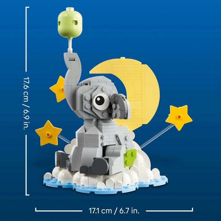 Produktbild LEGO Schwebender Baby-Elefant (40814, LEGO Classic)