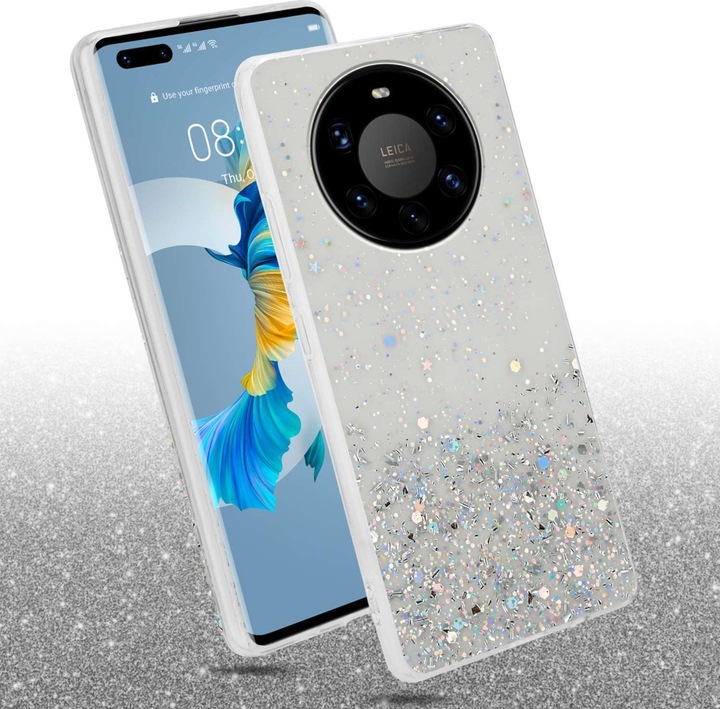 Produktbild Cadorabo TPU Hülle für Huawei MATE 40 PRO mit Glitzer (Huawei Mate 40 Pro)