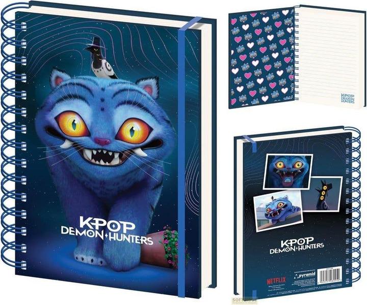 Pyramid KPop Demon Hunters cahier à spirale A5 Wiro 3D Derpy Tiger (A5)