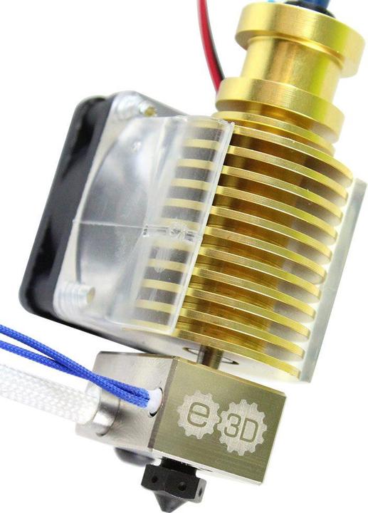 Actual product image E3D Online E3D V6 Gold Edition HotEnd - 1,75mm - 12V (Hotend)