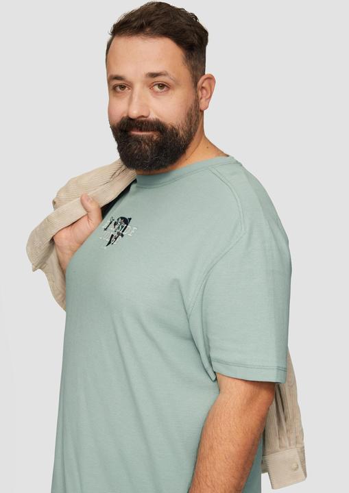 Image du produit S.Oliver T-Shirt T-Shirt mit Stickerei aus Waffeljersey (XXL)