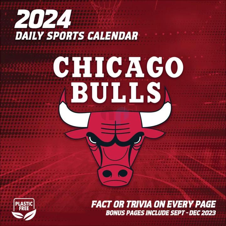 Produktbild NBA - Chicago Bulls - Tages-Abreisskalender in einer Box 2024 (Englisch, Deutsch, Französisch, Italienisch, Spanisch)