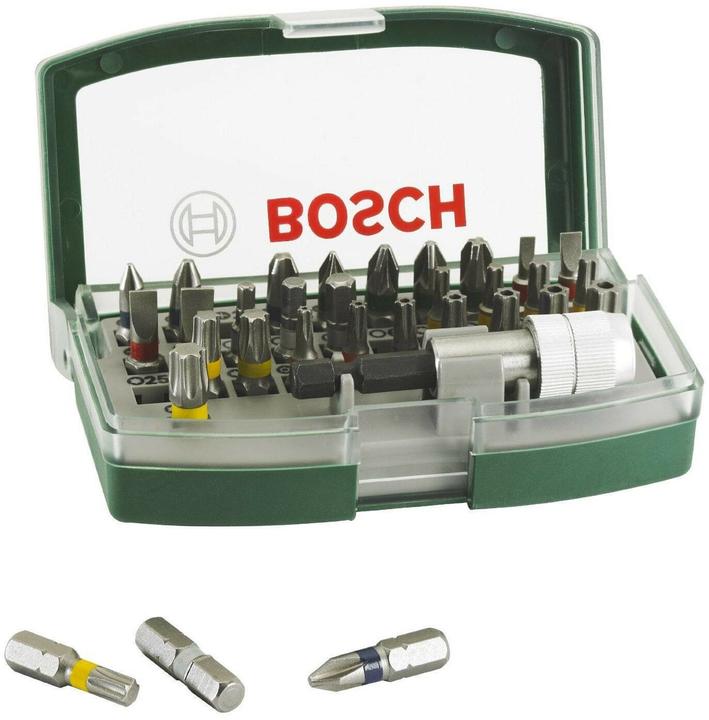 Produktbild Bosch Zubehör Schrauberbit-Set mit Farbcodierung, 32-teilig (Sechskant (hexagonal))