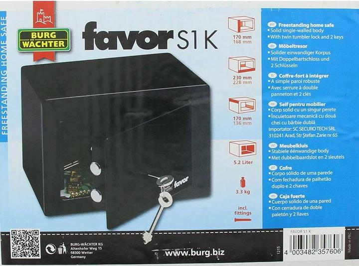 Produktbild Burg Wächter Favor S1 K (5 l)