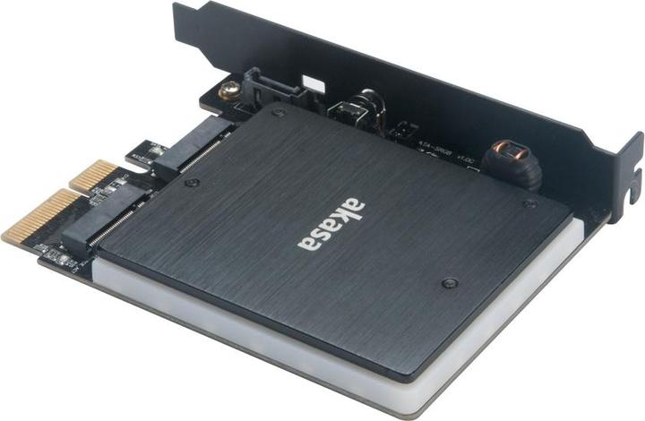 Produktbild Akasa AK-PCCM2P-03 - PCIe - M.2 - Schwarz - 32 Gbit/s - 0 - 55 °C