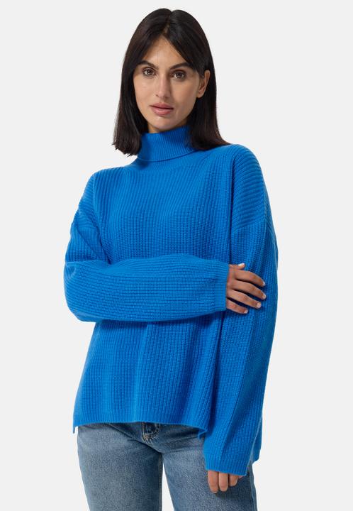 Actual product image Cash-Mere Wolle Kaschmir Oversize Style Rollkragen Pullover (M)