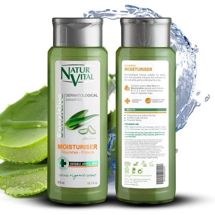 Produktbild NaturVital CHAMPU SENSITIVE hidratante 300 ml (300 ml, Flüssiges Shampoo)