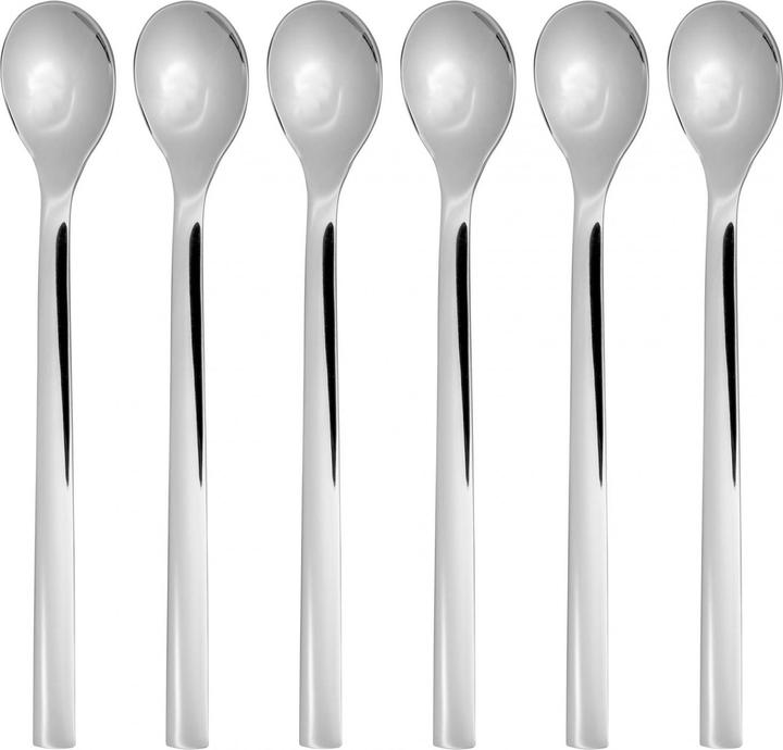 Produktbild WMF Latte Macchiato Löffel lange Löffel 19cm Joghurtlöffel 6tlg Nuova Edelstahl (6 Stück, Löffel)
