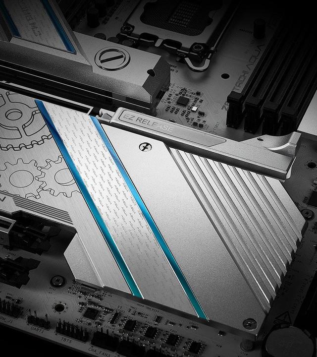 Actual product image AsRock Z890 Taichi AQUA Intel DDR5 S1851 (LGA 1851, Intel Z890, E-ATX)