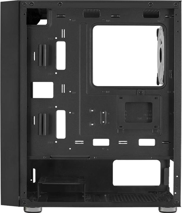 Actual product image AeroCool housing PGS GRAPHITE-G-BK-v2 FRGB housing black (ATX, mATX, Mini-ITX)