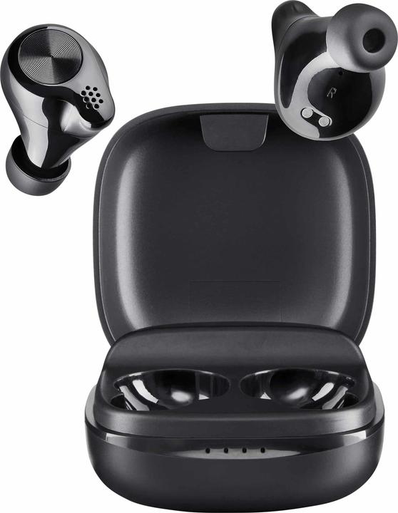 Intenso Buds Micro - TWS True Wireless Kopfhörer T200 mit Gaming Mode und bis zu 25 Std. Musikwieder (Keine Geräuschunterdrückung, 6.50 h, Kabellos)