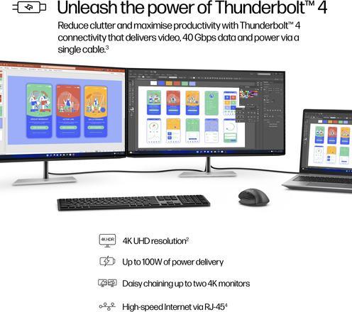 Immagine prodotto HP 732pk Docking Display (3840 x 2160 pixel, 31.50")