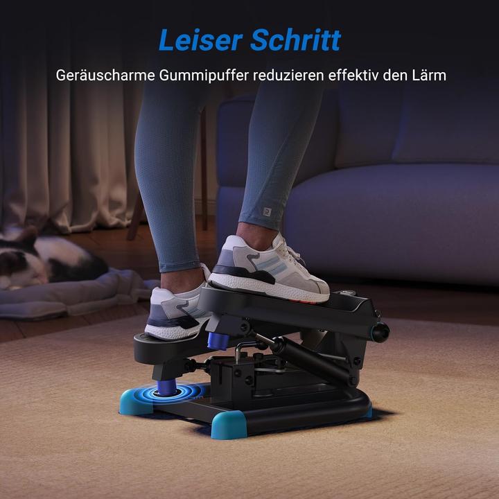 Actual product image Merach Mini Swing Stepper mit Widerstandsbändern