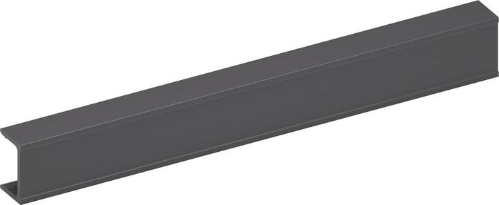 Actual product image Italiana Ferramenta Airbrake bracket KIARO cover profile, black aluminium
