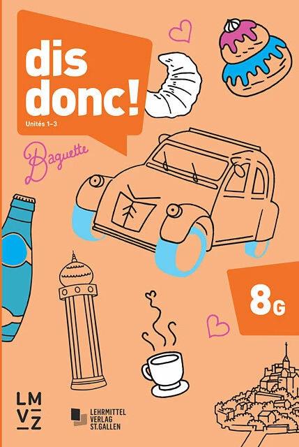 Actual product image dis donc! 8 Arbeitsbücher 1 und 2 mit Lösungen - Grundniveau (German, French, Team of authors, 2020)
