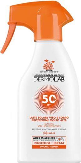 Actual product image Deborah Milano Sun Milk (Suntan lotion, SPF 50, 250 ml)