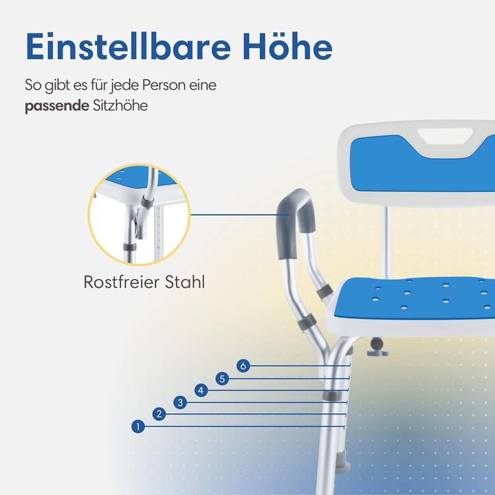 Produktbild Safe Age Duschstuhl (130 kg)