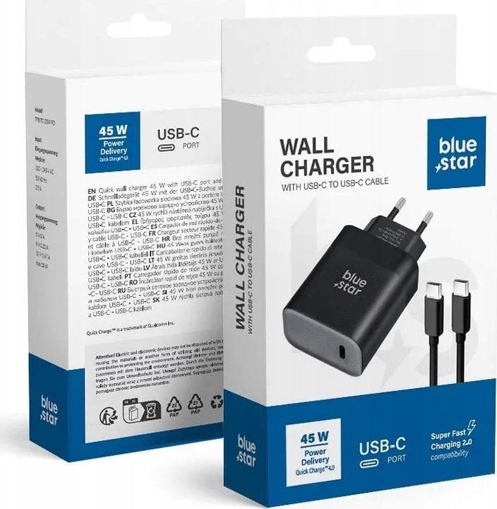 Image du produit Chargeur mural USB-C 45W (45 W, 1 portion)
