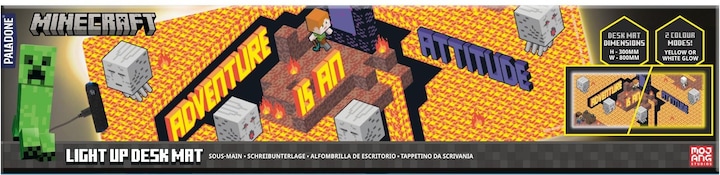 Image du produit Paladone Products Minecraft - Tapis de souris RGB