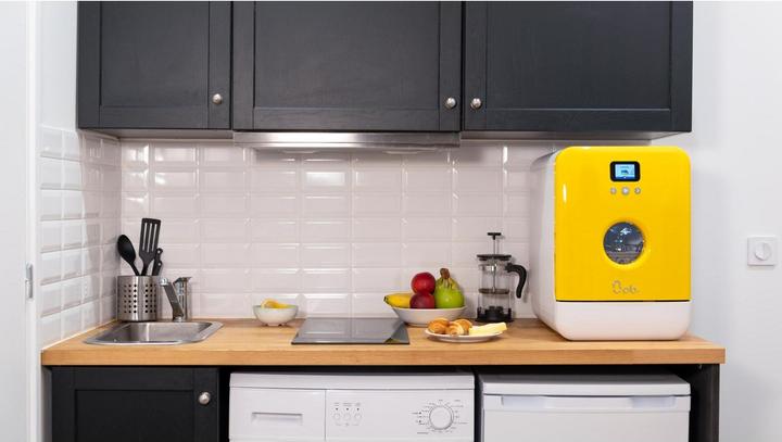 Image du produit Daan Tech Lave-vaisselle de table Bob jaune/blanc
