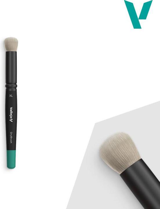 Actual product image Vallejo Brush / Dry Brush - Natural Hair Dry Brush Extra-Large