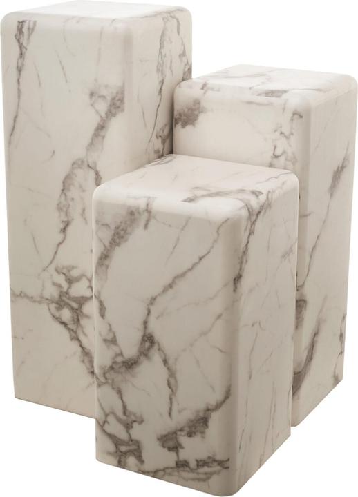 Actual product image Pols Potten Pillar L 91.4cm - White Marble