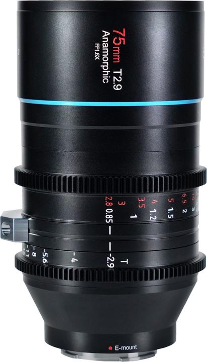 Actual product image Sirui Venus 75mm T2.9 1.6x Full-Frame Anamorphic lens(L mount) (L-Mount, full size)